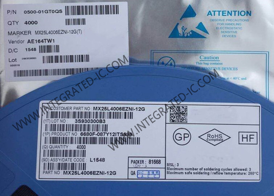 MX25L4006EZNI-12G Bộ nhớ IC Chip 4Mbit CMOS Sê-ri Cũng không flash bộ nhớ IC WSON-8