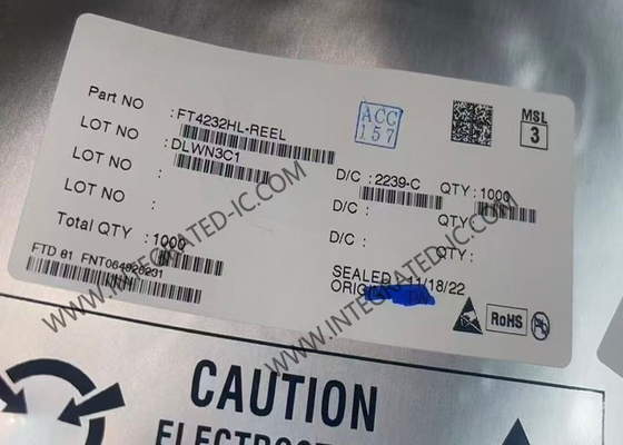 FT4232HL Chip mạch tích hợp USB IC tốc độ cao LQFP-64 Hi-Speed Quad USB UART IC
