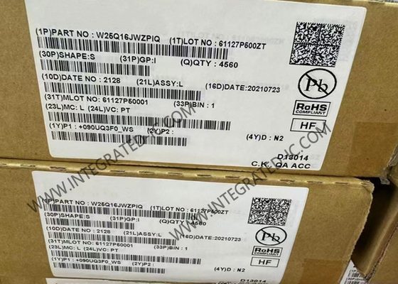 Bộ nhớ IC Chip W25Q16JWZPIQ Không dễ bay hơi Serial Flash NOR Bộ nhớ WDFN8