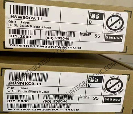 MT61K512M32KPA-14C:B Bộ nhớ IC Chip GDDR6 SGRAM Bộ nhớ 16Gbit Bộ nhớ truy cập ngẫu nhiên động