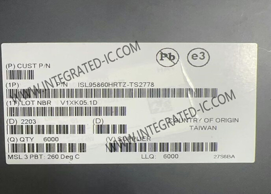 ISL95860HRTZ Chip mạch tích hợp đa pha IMVP9 Bộ điều khiển TQFN-32