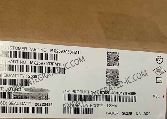 MX25V2033FM1I Chip IC bộ nhớ 2Mbits CMOS MXSMIO® Serial NOR Flash Memory IC SOP-8
