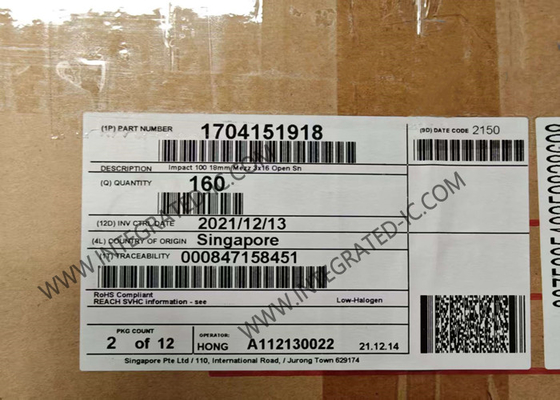1704151918 Kết nối Kết nối Backplane 144POS High Speed Modular Connectors