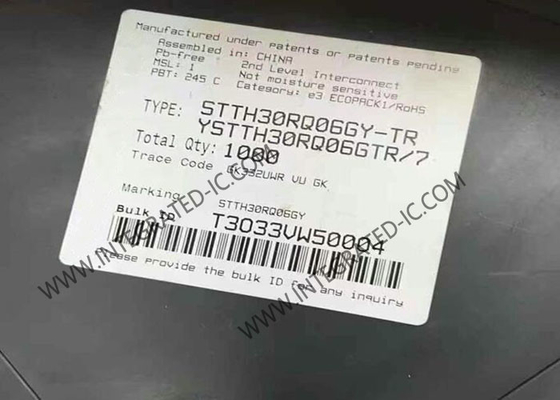 STTH30RQ06GY Chip mạch tích hợp 600V Ultra Fast Recovery Rectifiers D2PAK-3