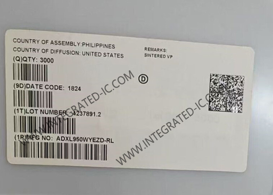 ADXL950WYEZD Sensor IC Single Axis Accelerometer với cảm biến tăng tốc hai phổ