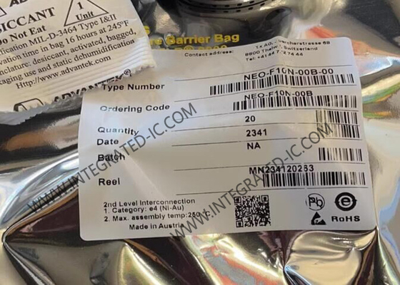 Mô-đun truyền thông không dây NEO-F10N-00B F10 Mô-đun GNSS hai băng tần LCC-24