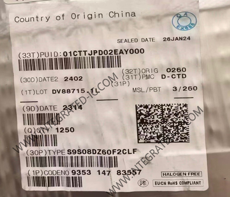 S9S08DZ60F2CLF Máy vi điều khiển MCU 40MHz Máy vi điều khiển 8 bit LQFP-48