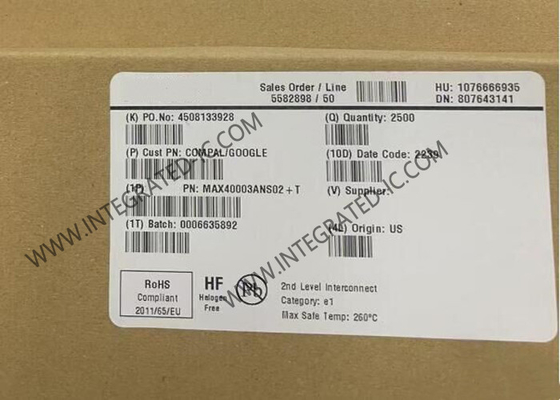 MAX40003ANS02 Chip mạch tích hợp 4-Bump NanoPower Comparator 600nA Analog Comparator