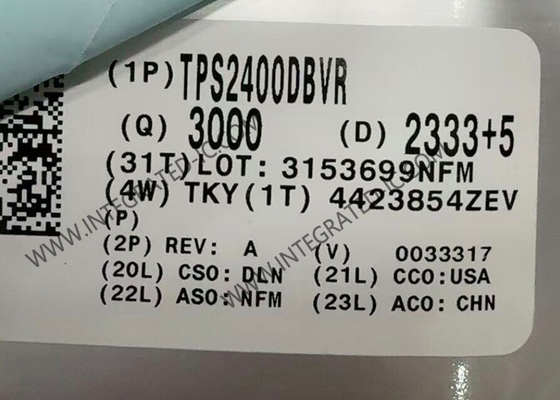 Chiếc chip mạch tích hợp TPS2400DBVR Máy điều khiển bảo vệ điện áp quá cao 5,5V với bảo vệ tạm thời đầu vào 100V
