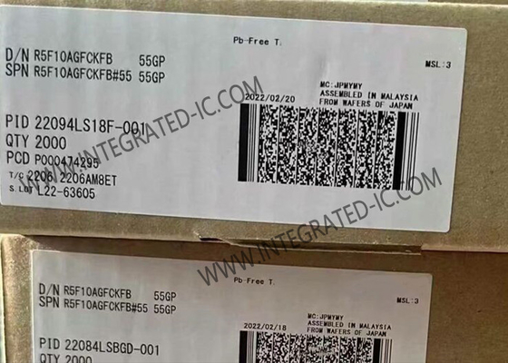 Bộ vi điều khiển R5F10AGFCKFB MCU MCU 16-bit Chip Microcontrollers LQFP48 RL78 MCU