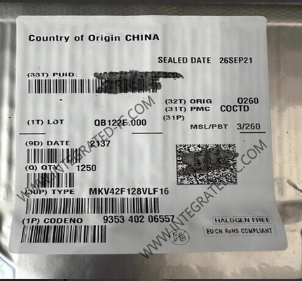 Bộ vi điều khiển MKV42F128VLF16 MCU 168MHz Cortex M4 Kinetis KV vi điều khiển