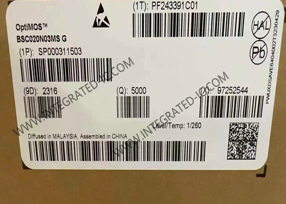BSC020N03MSG Chip mạch tích hợp 30V OptiMOS N-Channel Power MOSFET Transistor