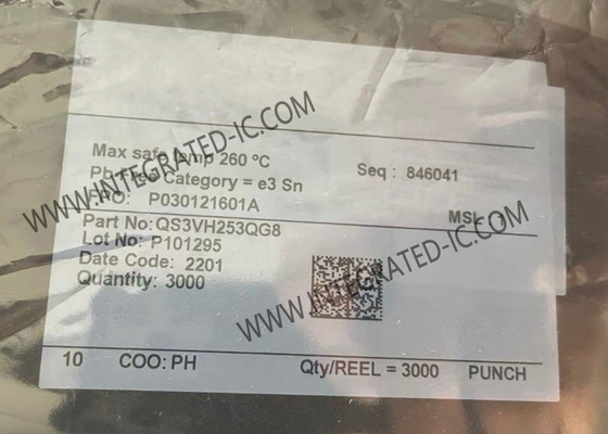 QS3VH253QG8 Chip mạch tích hợp Chuyển mạch băng thông cao với kháng cự ON thấp