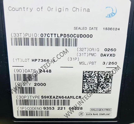 Máy vi điều khiển MCU S9KEAZN64AMLCR đơn lõi ARM Cortex-M0 Microcontroller IC