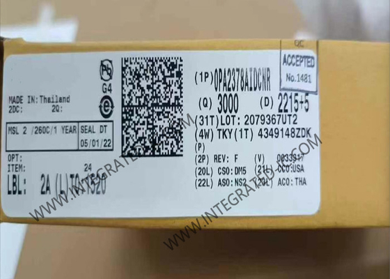 OPA2378AIDCNR Integrated Circuit Chip Dual Low-Noise 900KHz chính xác hoạt động khuếch đại
