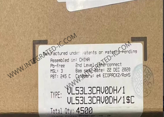 VL53L3CAV0DH/1 Sensor IC Time Of Flight Range Sensor với phát hiện đa mục tiêu LGA12