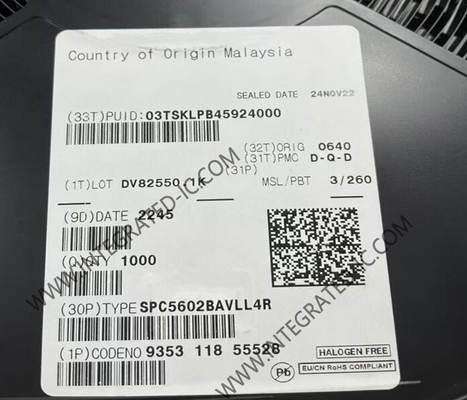 SPC5602BAVLL4R Máy điều khiển vi mô MCU 48MHz 32Bit Máy điều khiển vi mô lõi đơn IC LQFP100