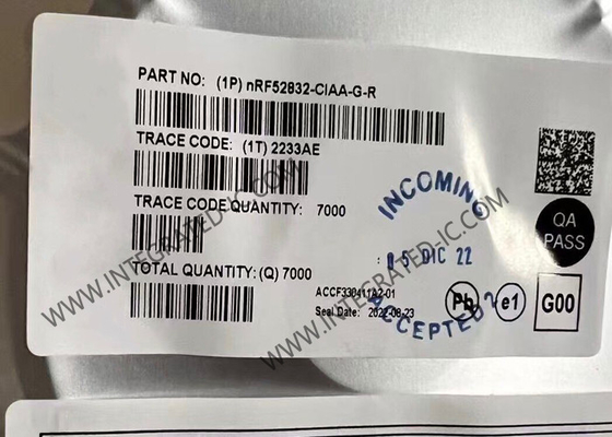 NRF52832-CIAA-G BT IC linh hoạt BT 5.4 SoC WLCSP50 Hệ thống đa giao thức trên chip