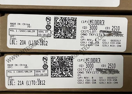 LM5108DRCR Chip mạch tích hợp 100V Gate Driver IC VSON10 Half Bridge Driver