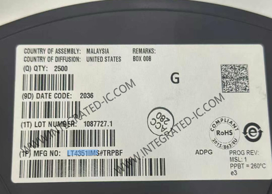 LT4351IMS Chiếc mạch tích hợp chip ORing Controller MSOP10 MOSFET Diode-OR Controller