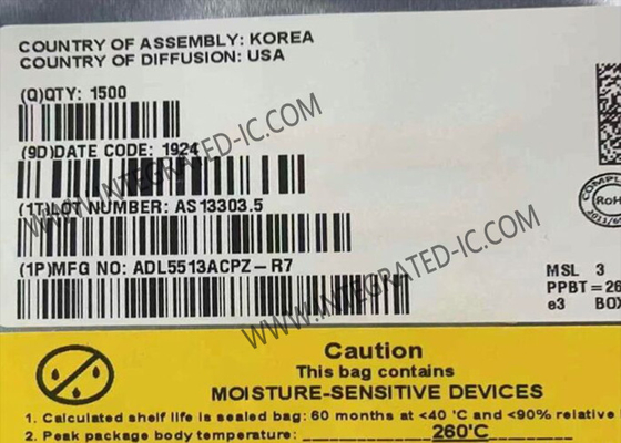 ADL5513ACPZ Mô-đun Truyền thông không dây Máy dò logaritm 80dB Máy dò RF IC