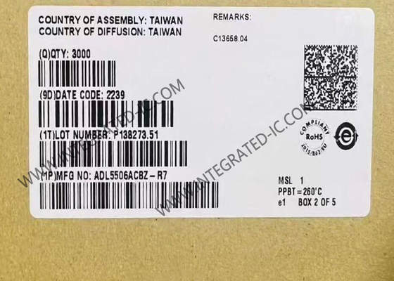 ADL5506ACBZ Mô-đun truyền thông không dây 30 MHz đến 4,5 GHz 45 dB RF Detector