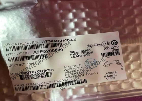 ATSAM3U1CB-CU Máy vi điều khiển MCU 96MHz ARM Cortex M3 Máy vi điều khiển 32Bit MCU