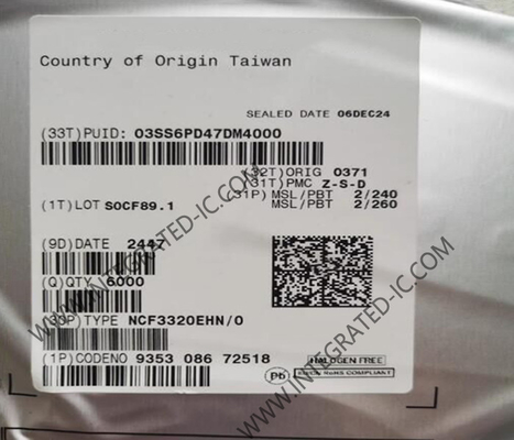 Chip mạch tích hợp NCF3320EHN 13.56MHz Máy đọc ô tô không tiếp xúc IC HVQFN-32