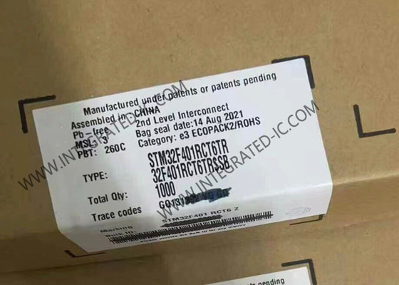 STM32F401RCT6TR Máy vi điều khiển MCU 84MHz Máy vi điều khiển lõi đơn 32 bit LQFP64