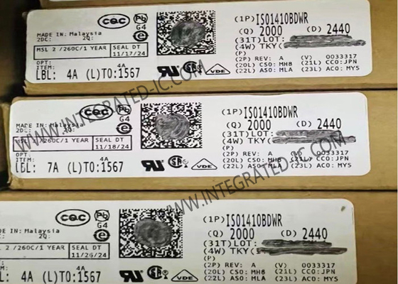 ISO1410BDWR Integrated Circuit Chip 500kbps RS-485 RS-422 Trình nhận phân lập SOIC16