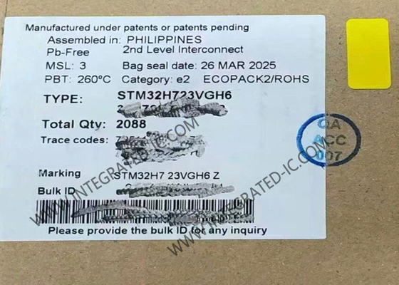 STM32H723VGH6 vi điều khiển MCU 32bit MCU 550MHz Cortex M7 vi điều khiển vi điều khiển IC
