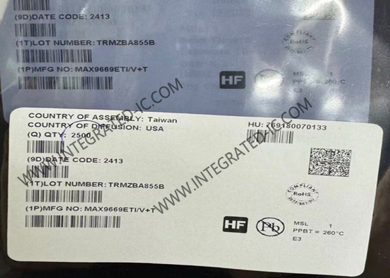 MAX9669ETI Chip mạch tích hợp Hệ thống tham chiếu Gamma có thể lập trình 10 bit với MTP cho màn hình LCD TFT