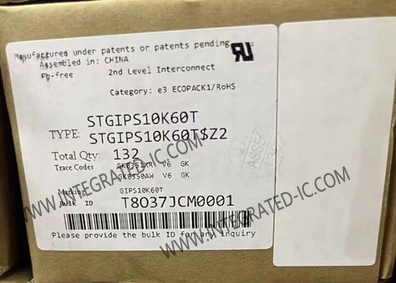STGIPS10K60T Mô-đun IGBT ô tô 600V Mô-đun điện thông minh 10A Máy biến đổi 3 pha