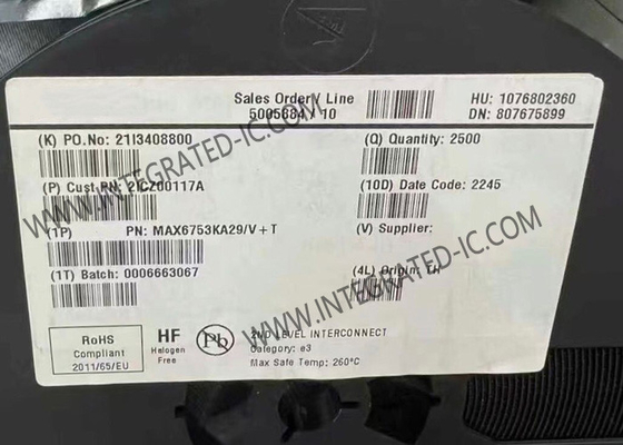 MAX6753KA29 mạch tích hợp chip μP Reset Circuits với Capacitor-Adjustable Reset/Watchdog Timeout Delay