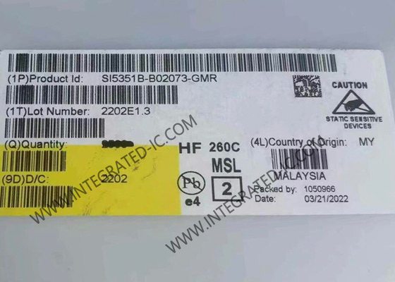 SI5351B-B02073-GMR Chip mạch tích hợp 200MHz LVCMOS 8 Output Clock Generator 20-VFQFN