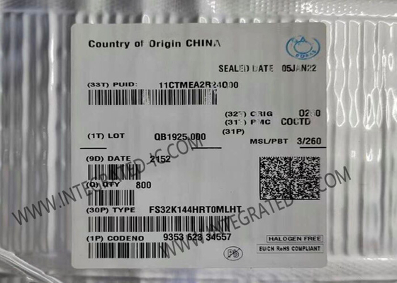 Microcontroller MCU FS32K144HRT0MLHT 512KB Flash Microcontroller IC 2.7V đến 5.5V