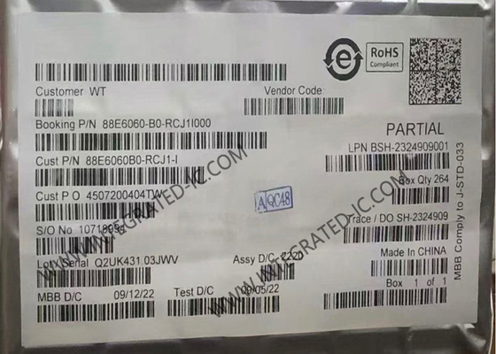 88E6060-B0-RCJ1I000 Ethernet IC tích hợp chip đơn 6-Port 10/100 Công tắc Ethernet
