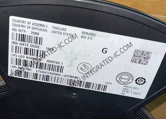 LTC3417AEDHC-2 chip mạch tích hợp 4MHz đồng bộ bước xuống DC DC điều chỉnh