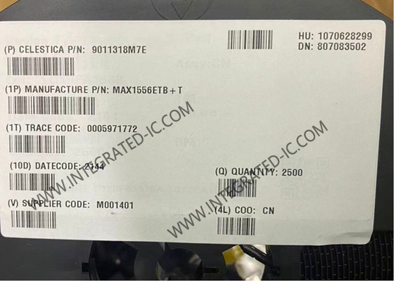 MAX1556ETB Chip mạch tích hợp hiệu suất cao 1.2A PWM Step-Down DC-DC Converters