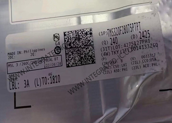 TMS320F28075PTPT Máy vi điều khiển MCU C2000 32Bit MCU 120MHz Máy vi điều khiển thời gian thực