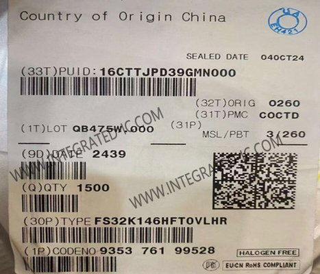 Bộ vi điều khiển FS32K146HFT0VLHR MCU Cortex Cortex M4F S32K Vicrocontroller IC 32bit MCU