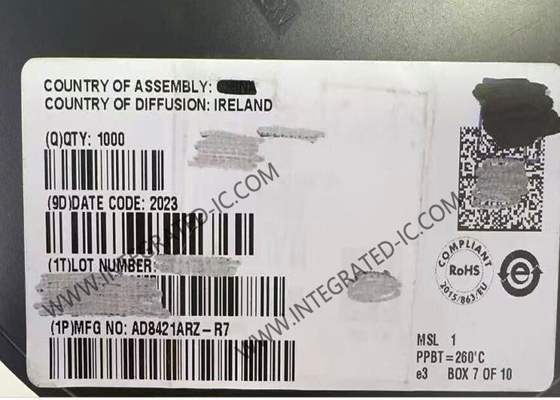 AD8421ARZ Chip mạch tích hợp 10MHz Lượng thấp Cây gia công SOIC8