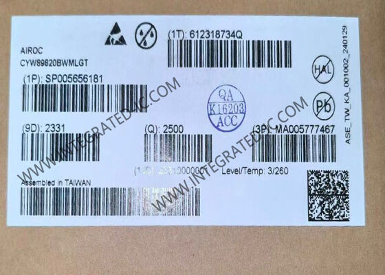 CYW89820BWMLGT BT IC 2.4GHz 3Mbps Single-Chip Bluetooth v5.0 Hệ thống trên chip