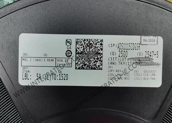ADS1115IDGSR 16Bit Delta Sigma ADC với tốc độ lấy mẫu 860SPS và giao diện I2C chuyển đổi từ analog sang số