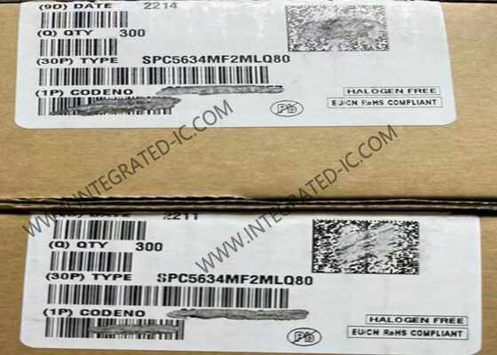 SPC5634MF2MLQ80 Máy vi điều khiển đơn lõi 32 bit MCU 80MHz 1.5MB FLASH LQFP144