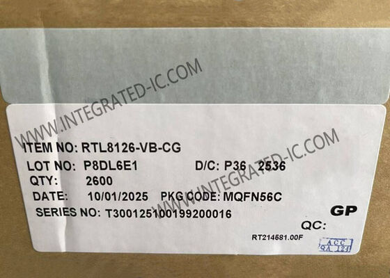 RTL8126-VB-CG Ethernet IC Bộ điều khiển Ethernet tốc độ cao 5GbE với gói QFN-56