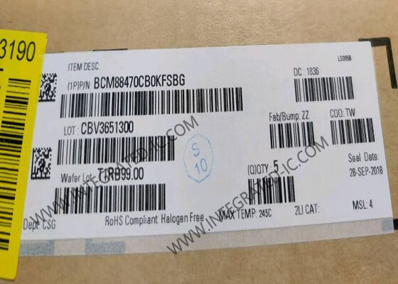 BCM88470CB0KFSBG Ethernet IC Hiệu suất cao 300Gbps StrataDNX Qumran-AX Ethernet Switch