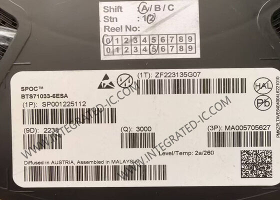 Chip IC điều khiển nguồn SPI 6 đầu ra tích hợp BTS71033-6ESA PG-TSDSO-24