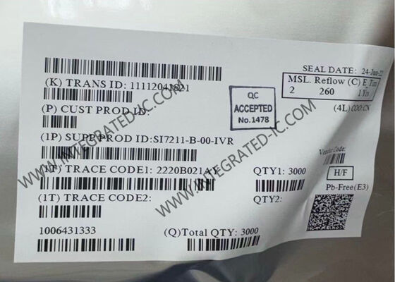 SI7211-B-00-IVR Cảm biến vị trí từ trường hiệu ứng Hall 7kHz IC