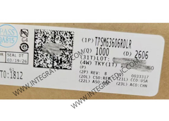 Chip IC Tích hợp TPSM63606RDLR Mô-đun Nguồn DC/DC Đồng bộ Buck 6A Mật độ Cao